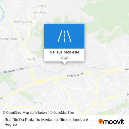 Rua Rio Da Prata Do Medanha mapa