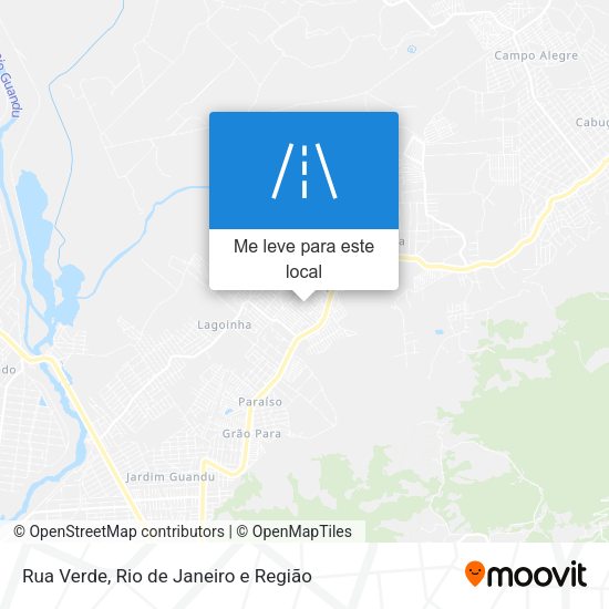 Rua Verde mapa