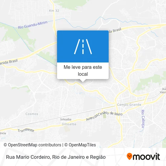 Rua Mario Cordeiro mapa