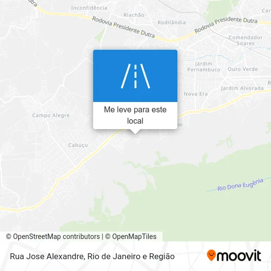 Rua Jose Alexandre mapa