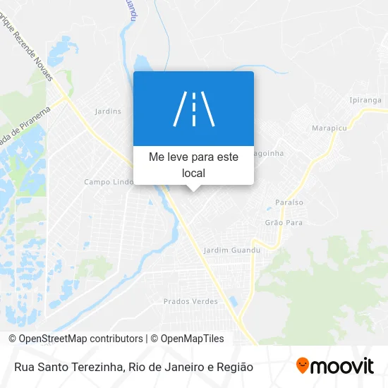 Rua Santo Terezinha mapa