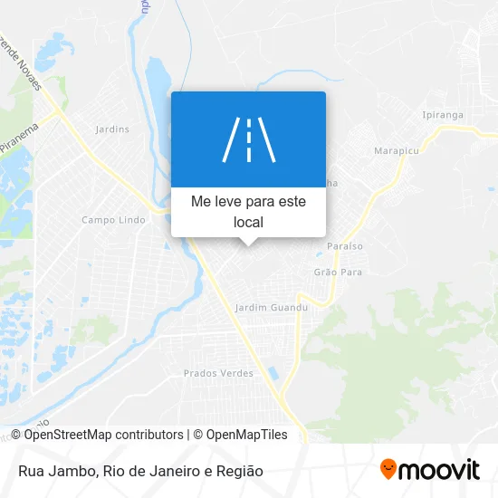 Rua Jambo mapa