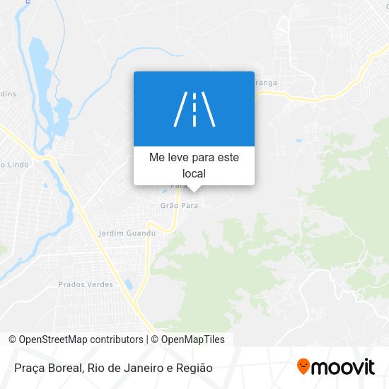 Praça Boreal mapa