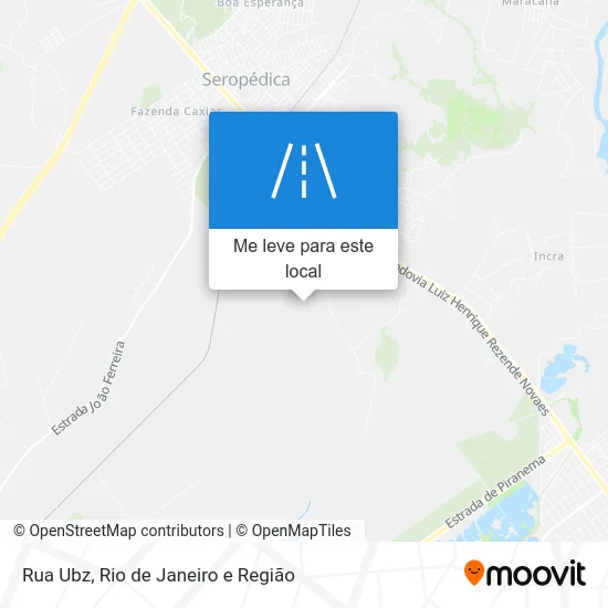 Rua Ubz mapa