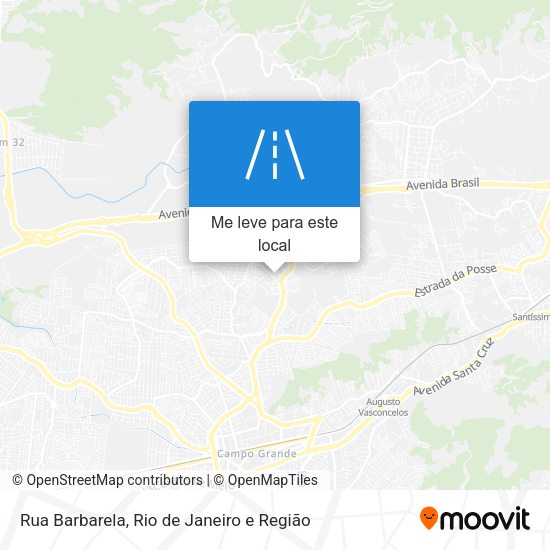 Rua Barbarela mapa