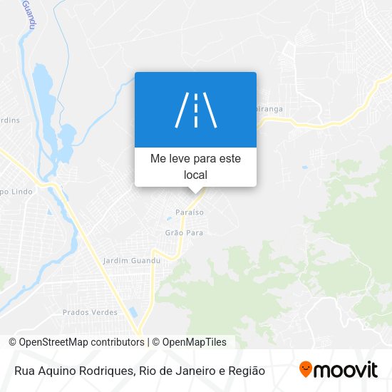 Rua Aquino Rodriques mapa