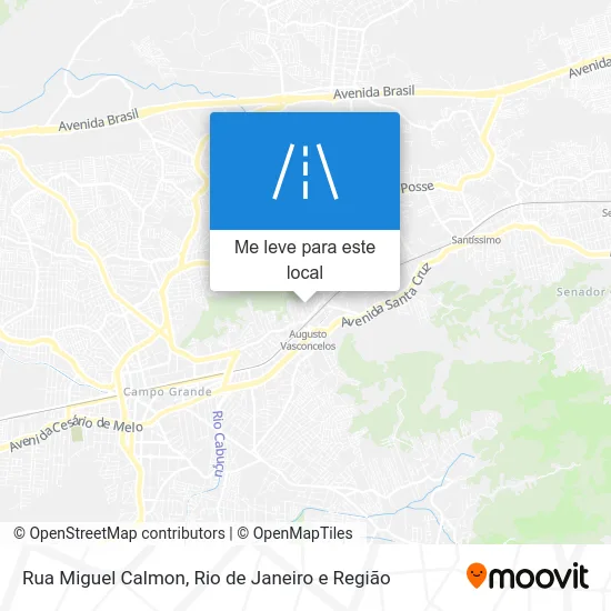 Rua Miguel Calmon mapa