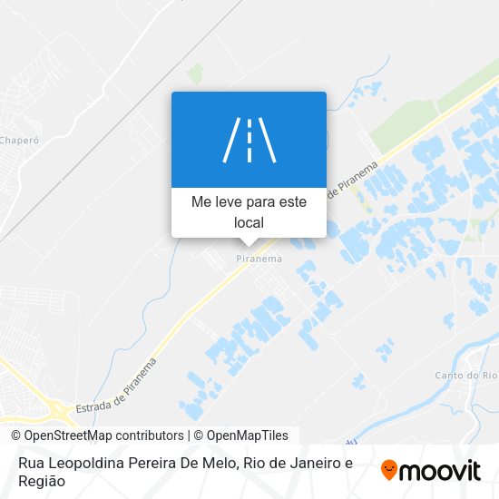 Rua Leopoldina Pereira De Melo mapa