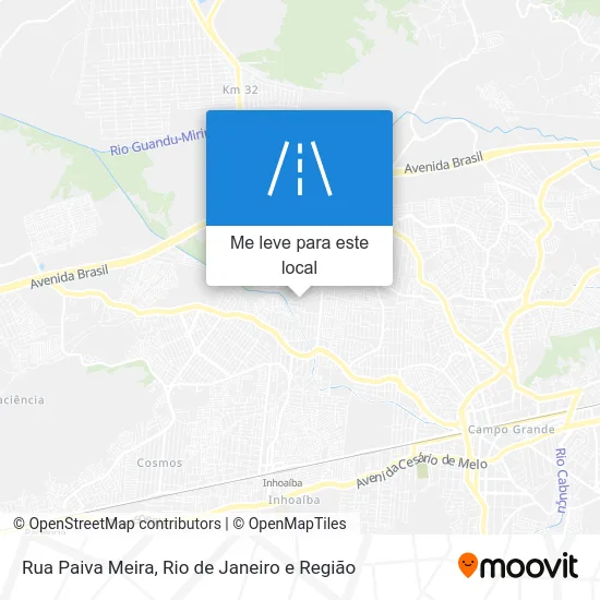 Rua Paiva Meira mapa
