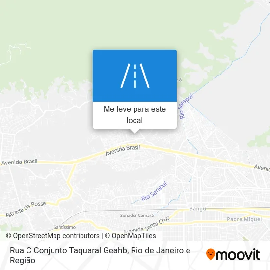 Rua C Conjunto Taquaral Geahb mapa