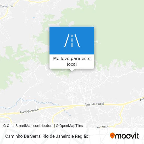 Caminho Da Serra mapa
