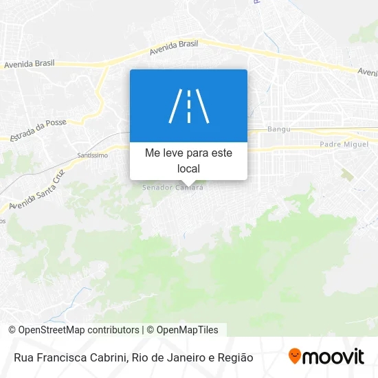 Rua Francisca Cabrini mapa