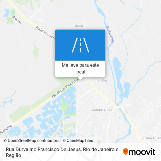 Rua Durvalino Francisco De Jesus mapa