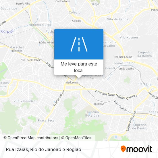 Rua Izaias mapa