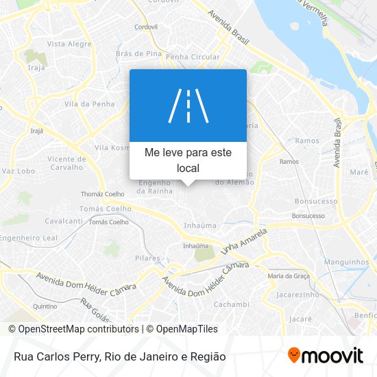 Rua Carlos Perry mapa