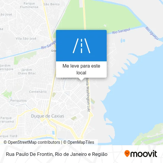 Rua Paulo De Frontin mapa