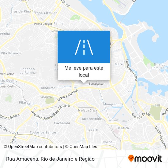 Rua Amacena mapa