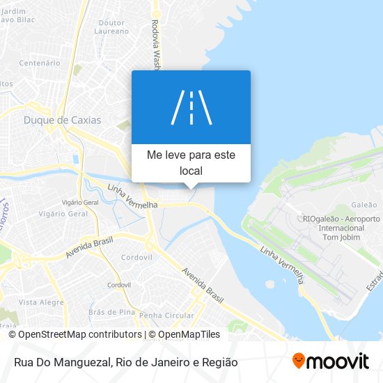 Rua Do Manguezal mapa