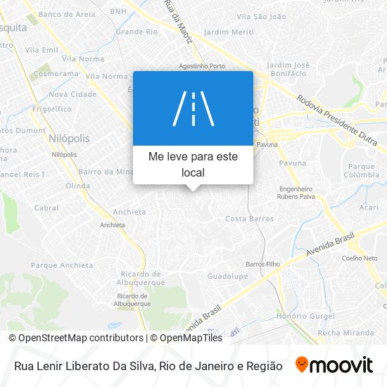 Rua Lenir Liberato Da Silva mapa