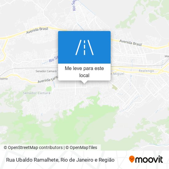 Rua Ubaldo Ramalhete mapa