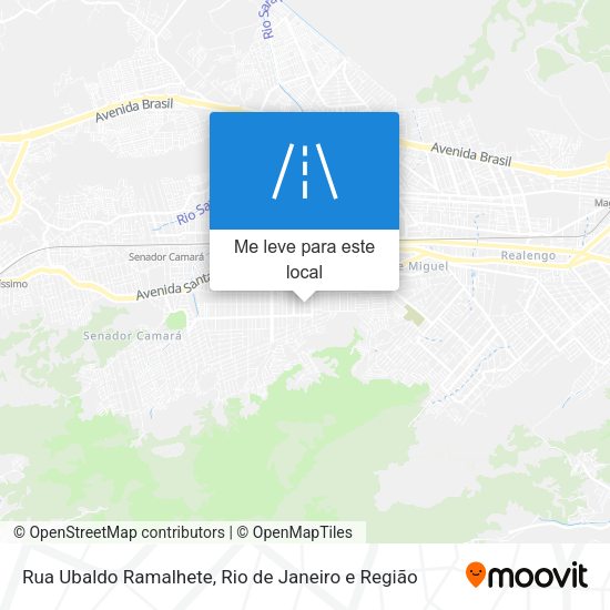 Rua Ubaldo Ramalhete mapa