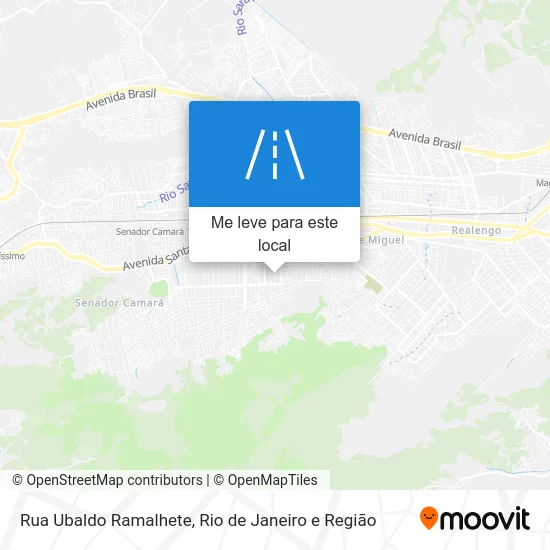 Rua Ubaldo Ramalhete mapa