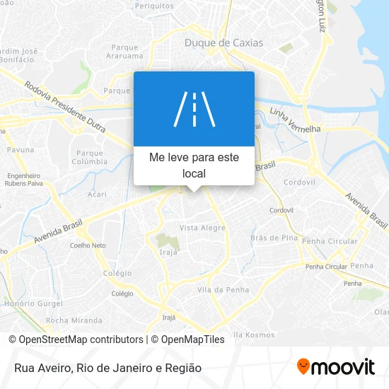 Rua Aveiro mapa