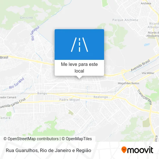 Rua Guarulhos mapa