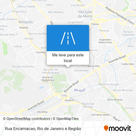 Rua Encarnacao mapa