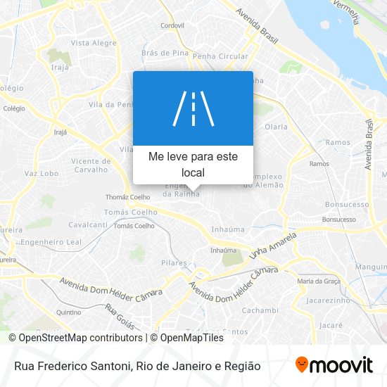 Rua Frederico Santoni mapa