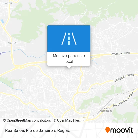 Rua Saloa mapa