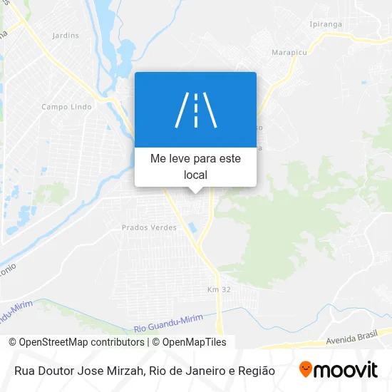 Rua Doutor Jose Mirzah mapa