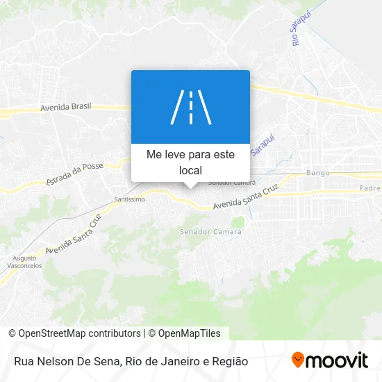 Rua Nelson De Sena mapa
