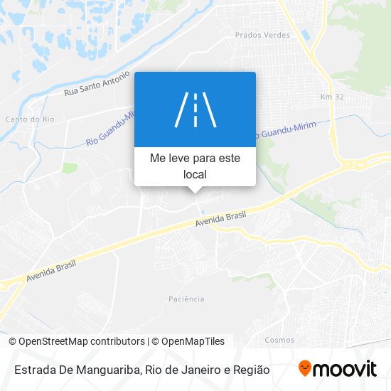 Estrada De Manguariba mapa