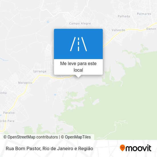 Rua Bom Pastor mapa