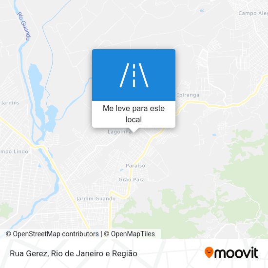 Rua Gerez mapa