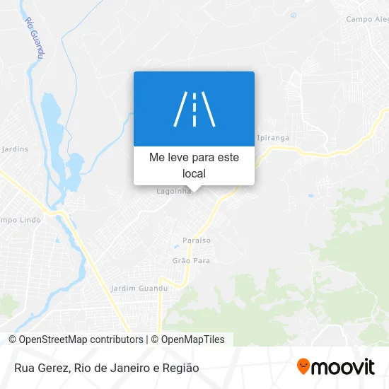 Rua Gerez mapa