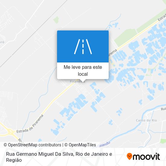 Rua Germano Miguel Da Silva mapa