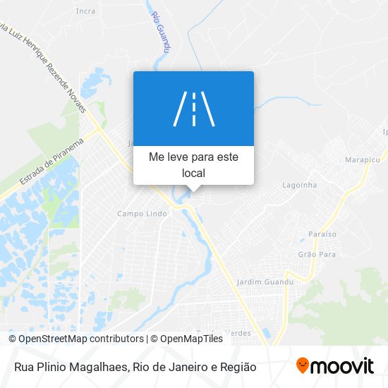 Rua Plinio Magalhaes mapa