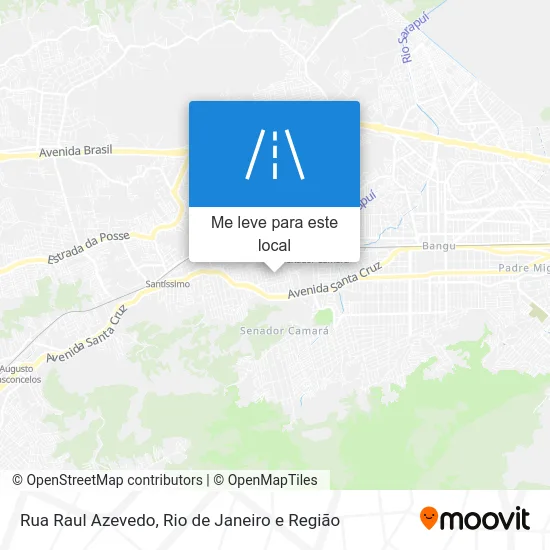 Rua Raul Azevedo mapa