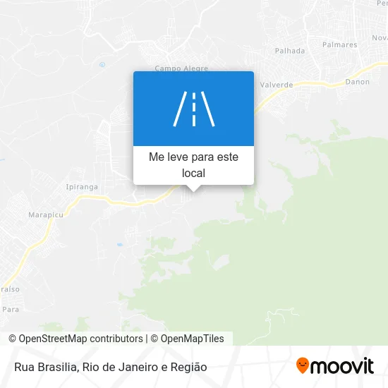 Rua Brasilia mapa