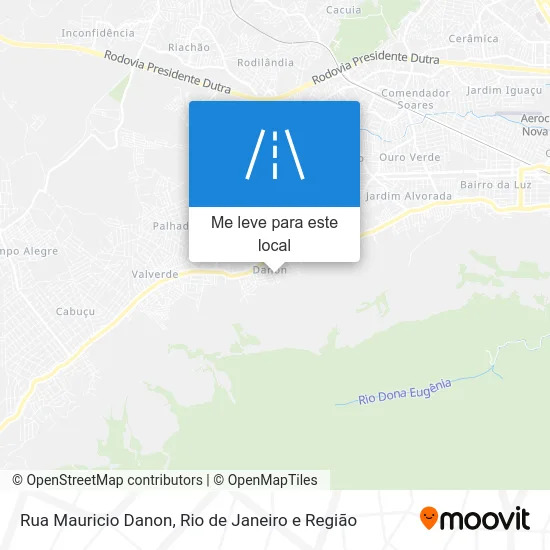 Rua Mauricio Danon mapa