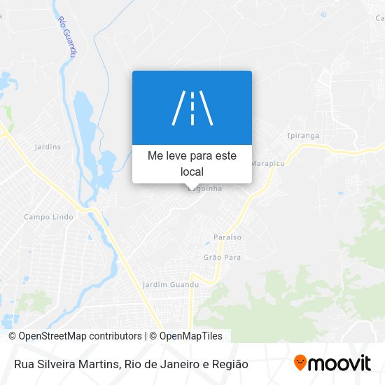 Rua Silveira Martins mapa