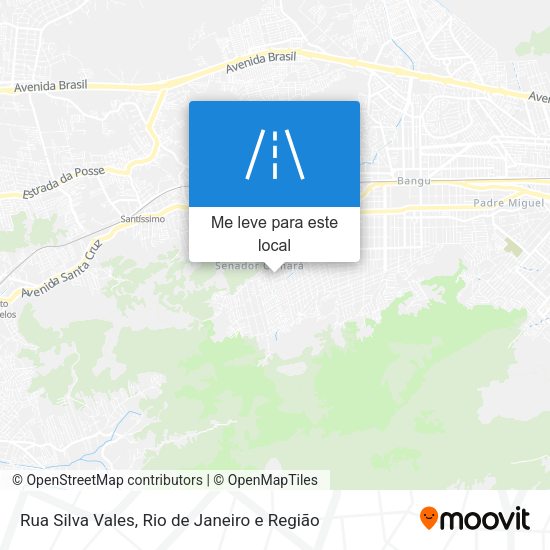 Rua Silva Vales mapa