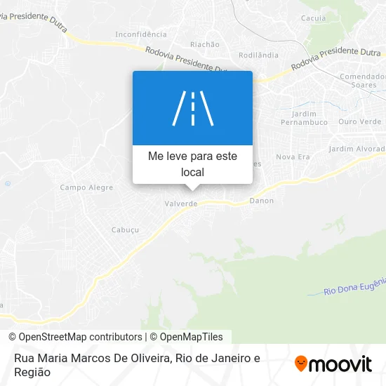 Rua Maria Marcos De Oliveira mapa