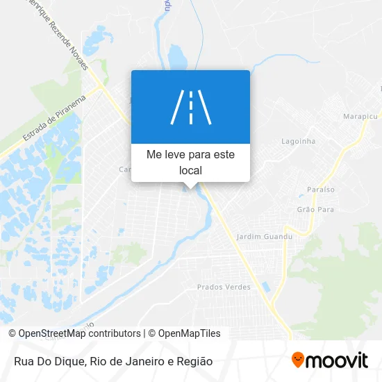 Rua Do Dique mapa