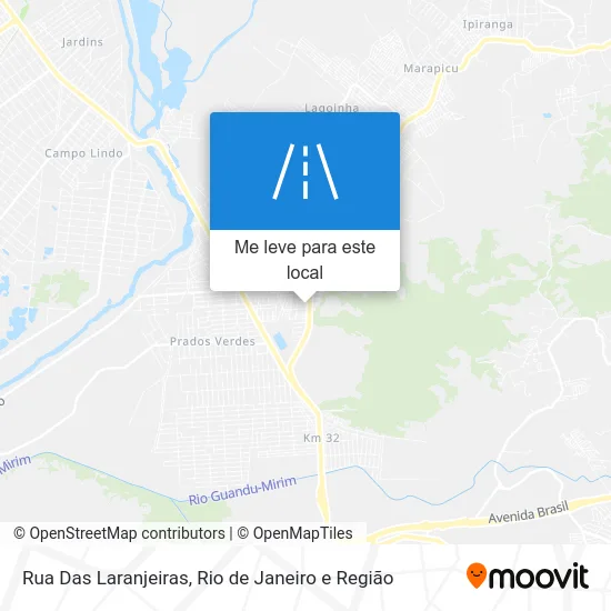 Rua Das Laranjeiras mapa