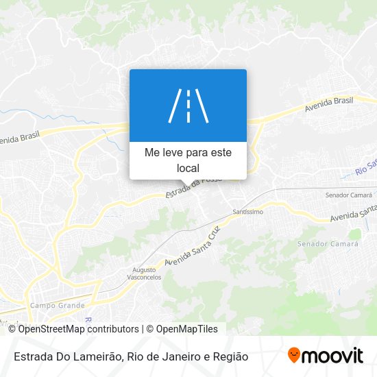 Estrada Do Lameirão mapa