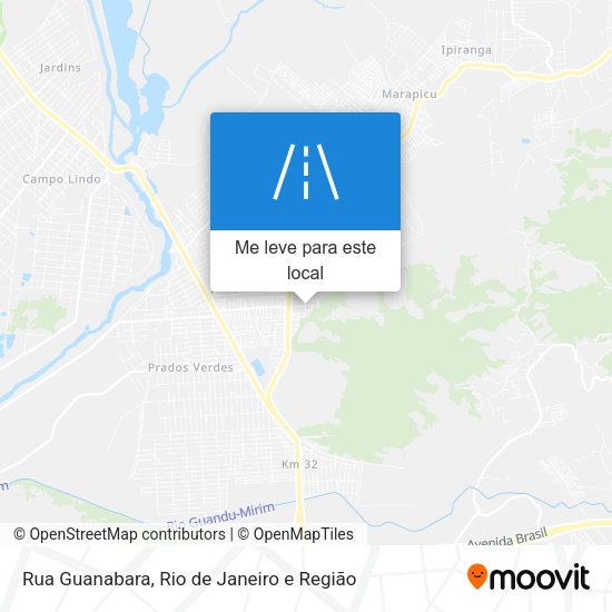 Rua Guanabara mapa