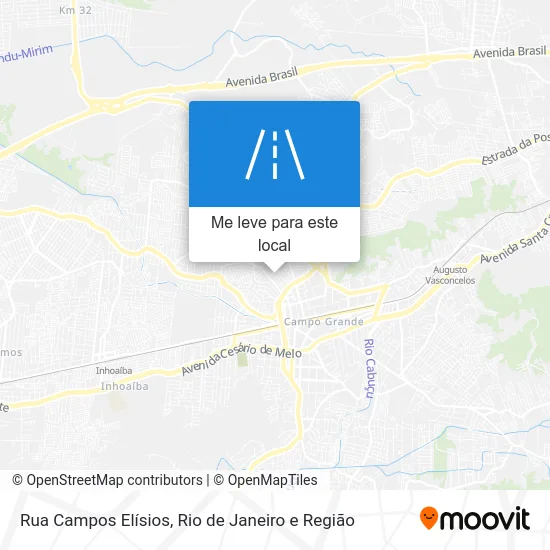 Rua Campos Elísios mapa